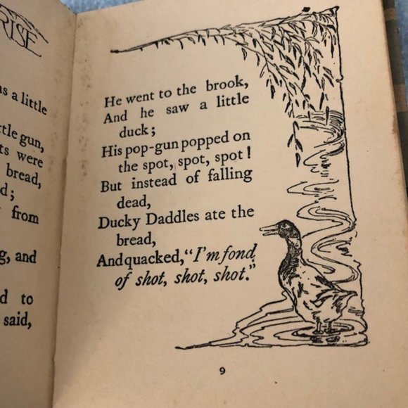 Little Rhymes for Little Folk Vintage Child Book - Picture 5 of 7